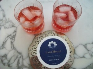 Americano cocktail and Lakehouse scrub
