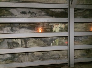 Steel-reinforced bunker